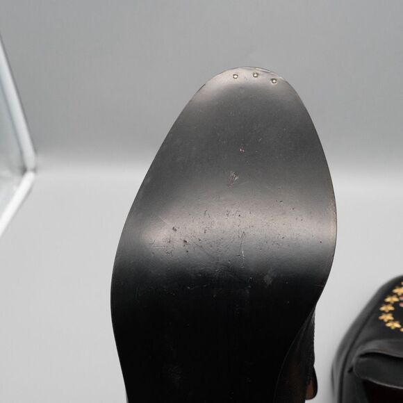 Gucci Men's GG LA Patch High Loomis Leather Loafers Men's Size 12 535298 - Picture 9 of 16